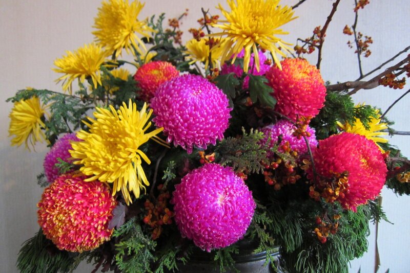 Chrysanthemum Bouquet — Yellow, Vibrant