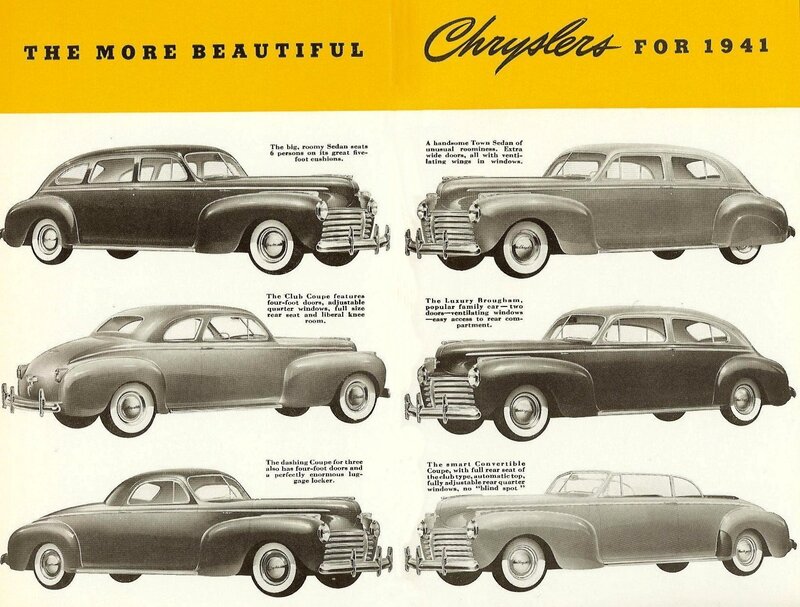 Chrysler 1941 car models