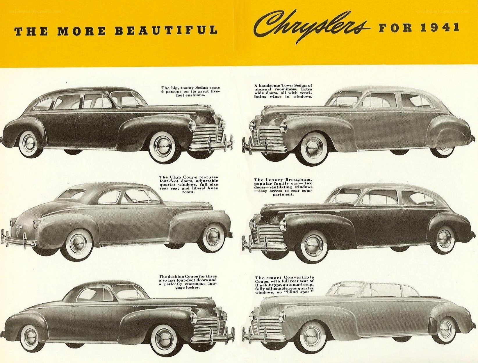 Chrysler 1941 car models