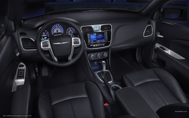 Chrysler 200 interior dashboard