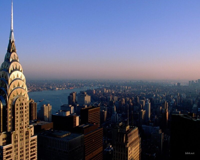 Chrysler Building at sunset