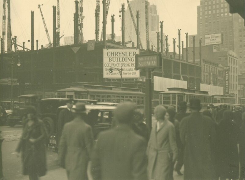 Chrysler Building construction site