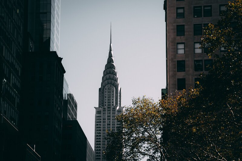 Chrysler Building — Gray, Dramatic, Afternoon