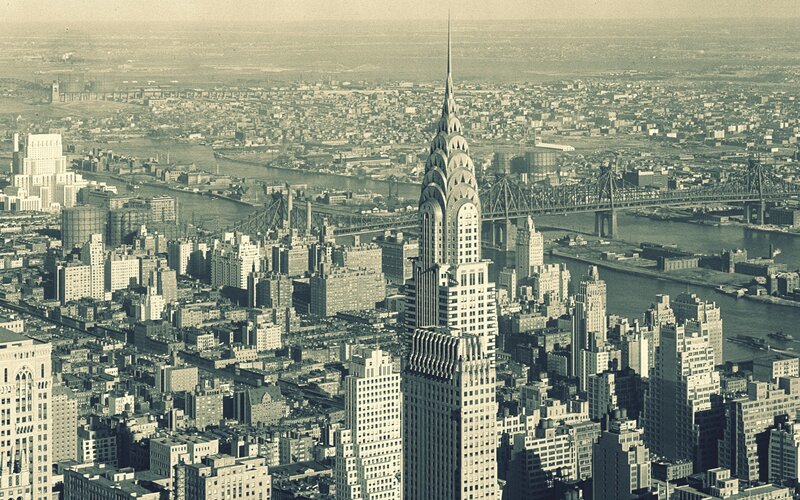Chrysler Building — Sepia