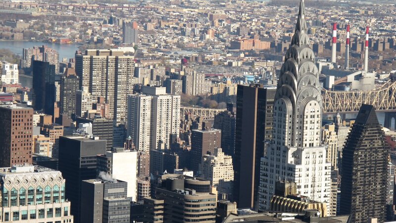 Chrysler Building skyline view