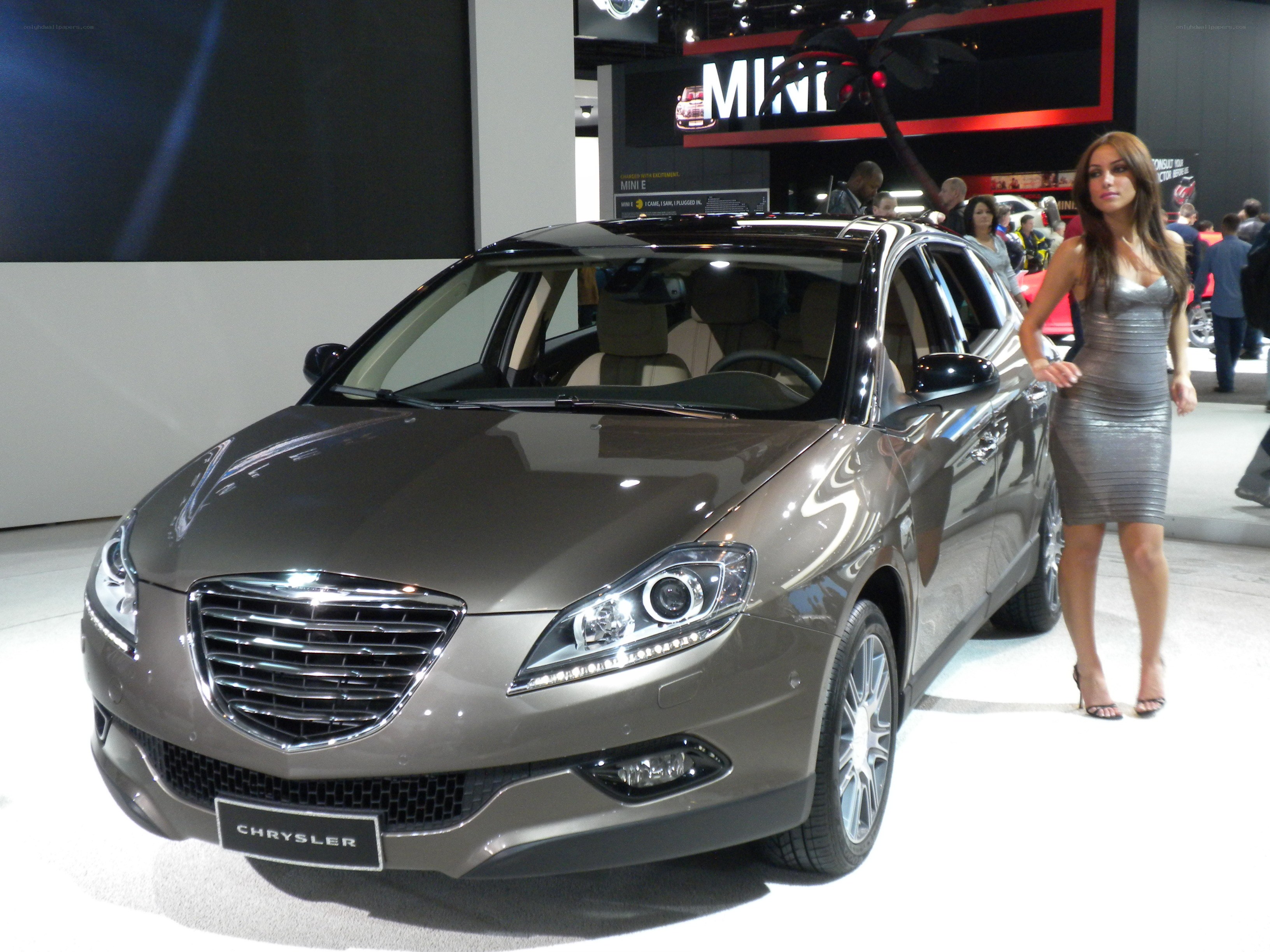 Chrysler car at auto show