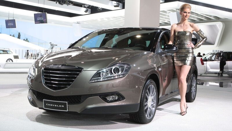 Chrysler car at auto show