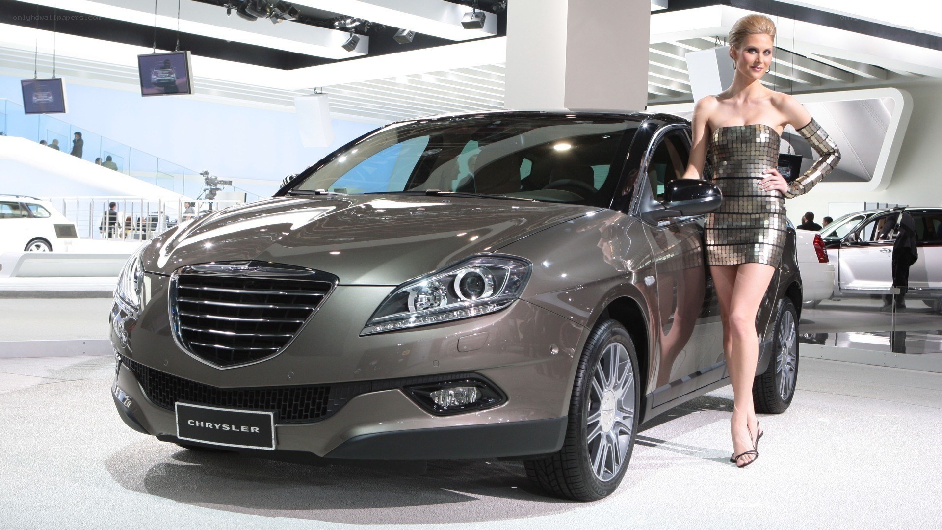 Chrysler car at auto show