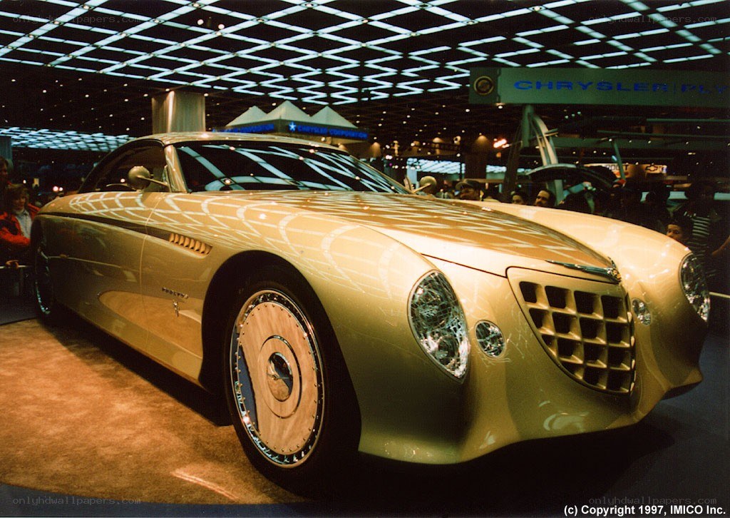 Chrysler concept car at auto show