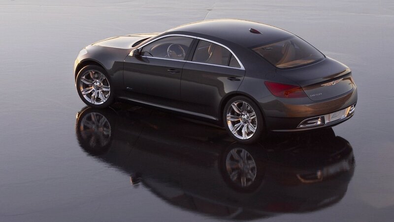 Chrysler concept car on reflective surface