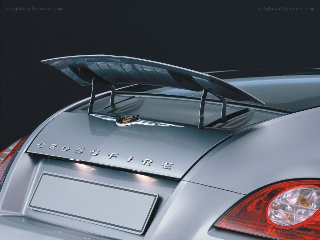 Chrysler Crossfire rear spoiler