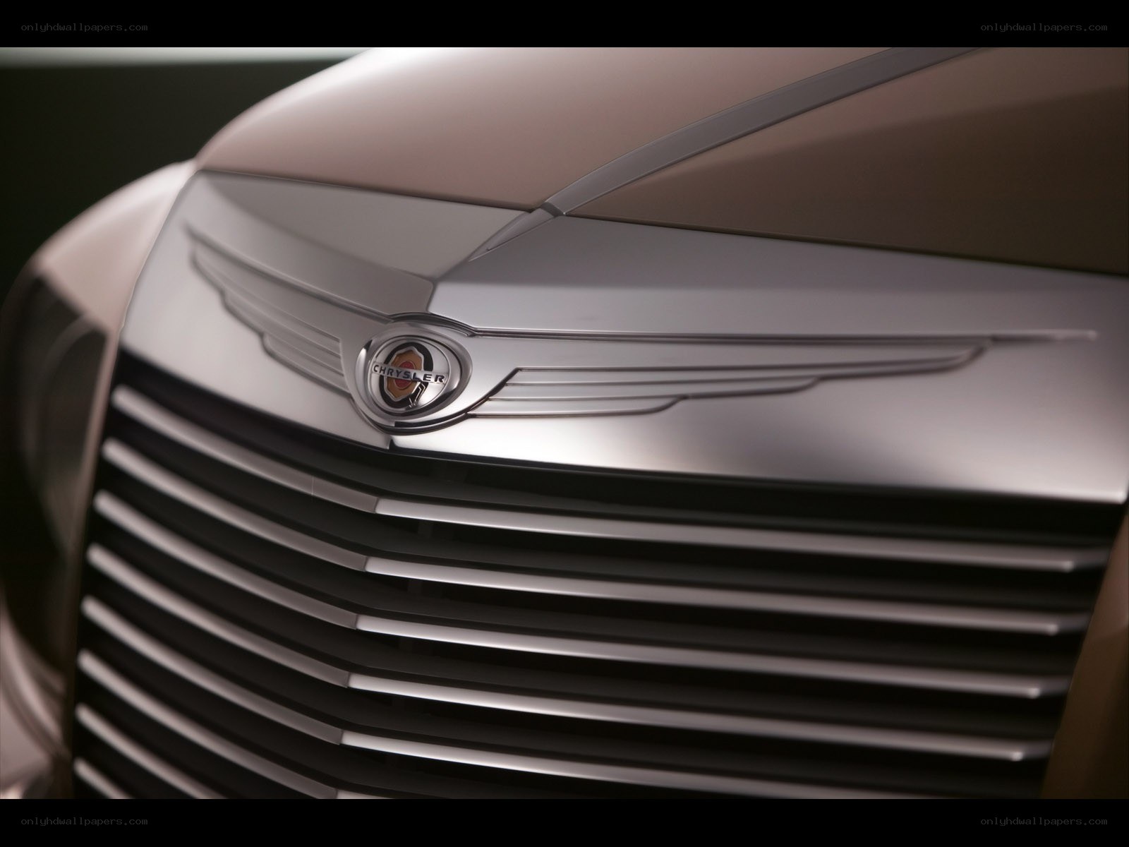 Chrysler grille close-up