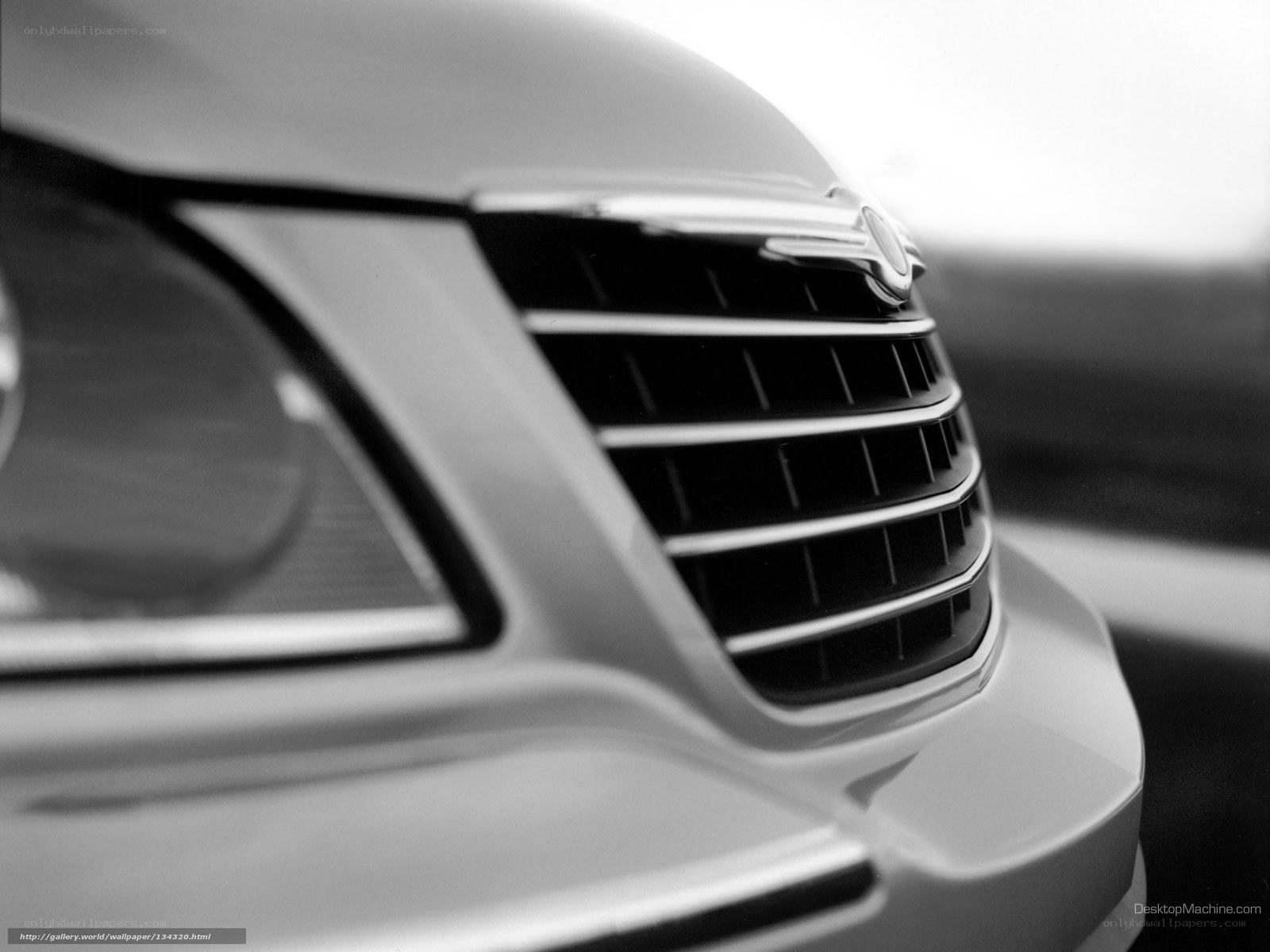 Chrysler grille close-up