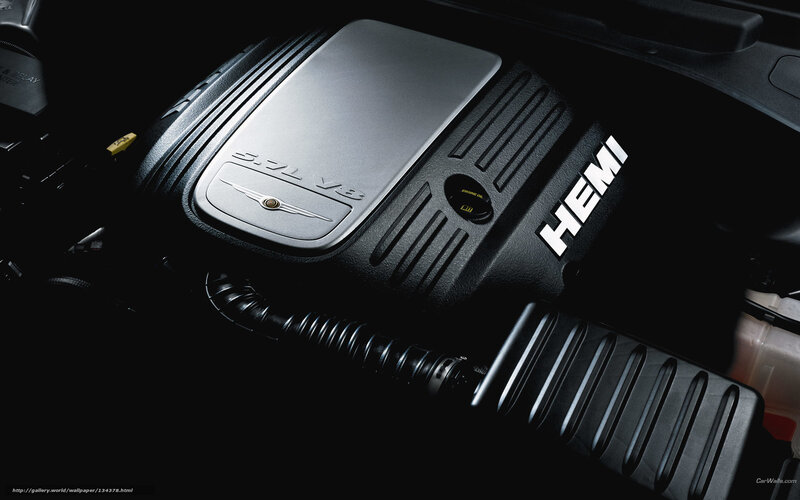 Chrysler HEMI engine bay