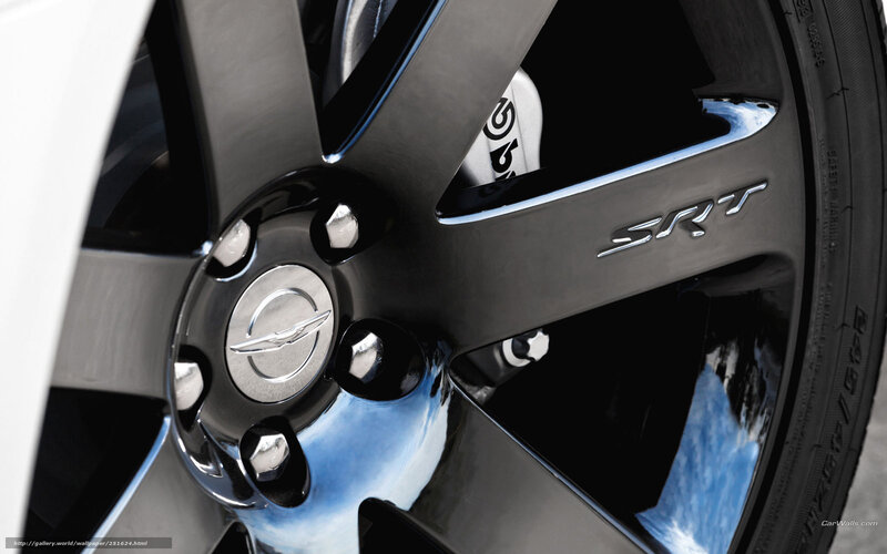 Chrysler SRT wheel close-up