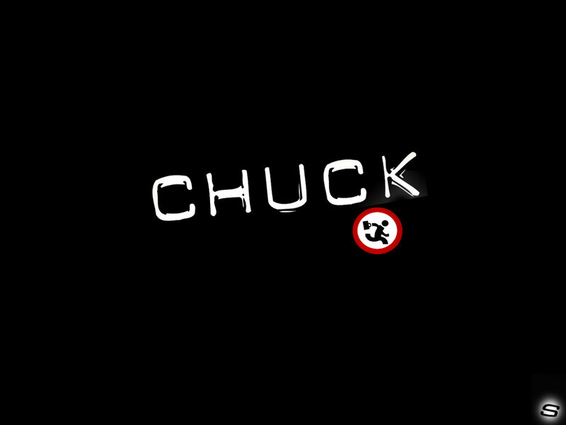 Chuck logo with running sign