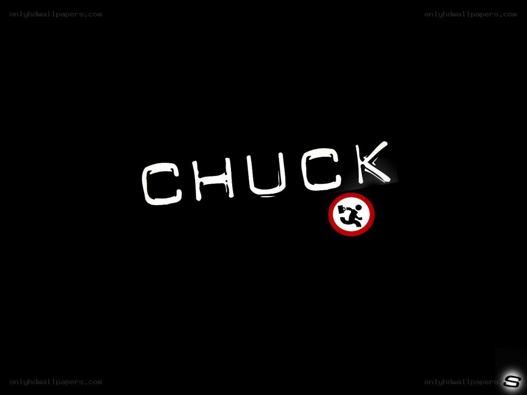 Chuck logo with running sign