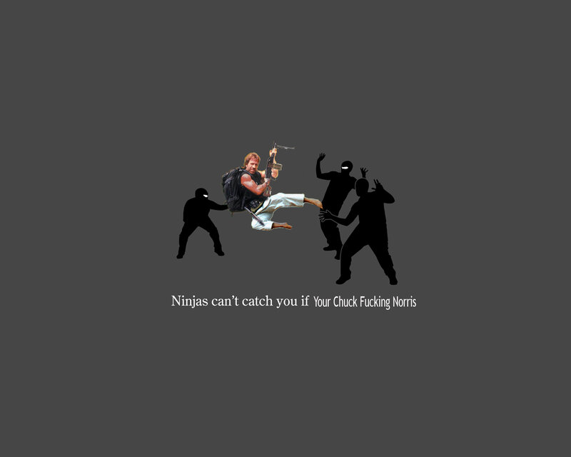 Chuck Norris vs ninjas