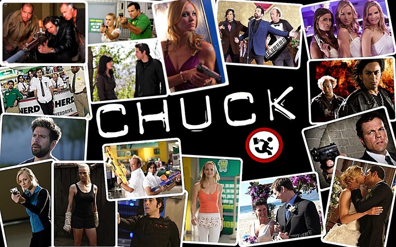 Chuck TV show collage