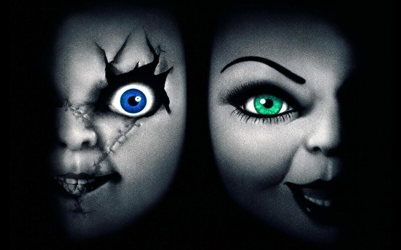 Chucky and Tiffany faces