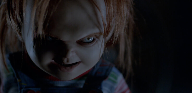 Chucky Doll Face — White, Dark, Menacing
