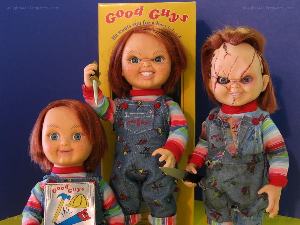 Chucky dolls from Good Guys