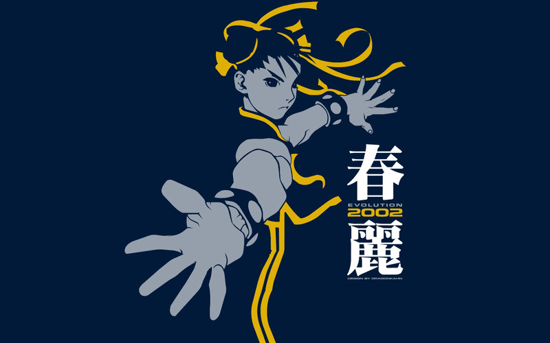 Chun-Li Character — Blue