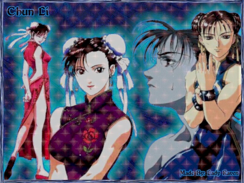 Chun-Li character collage