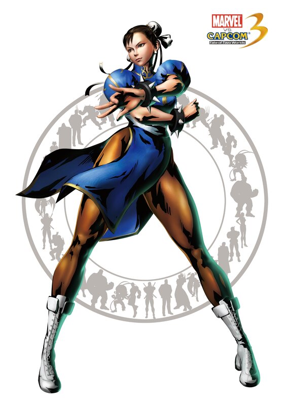 Chun-Li from Marvel vs. Capcom 3