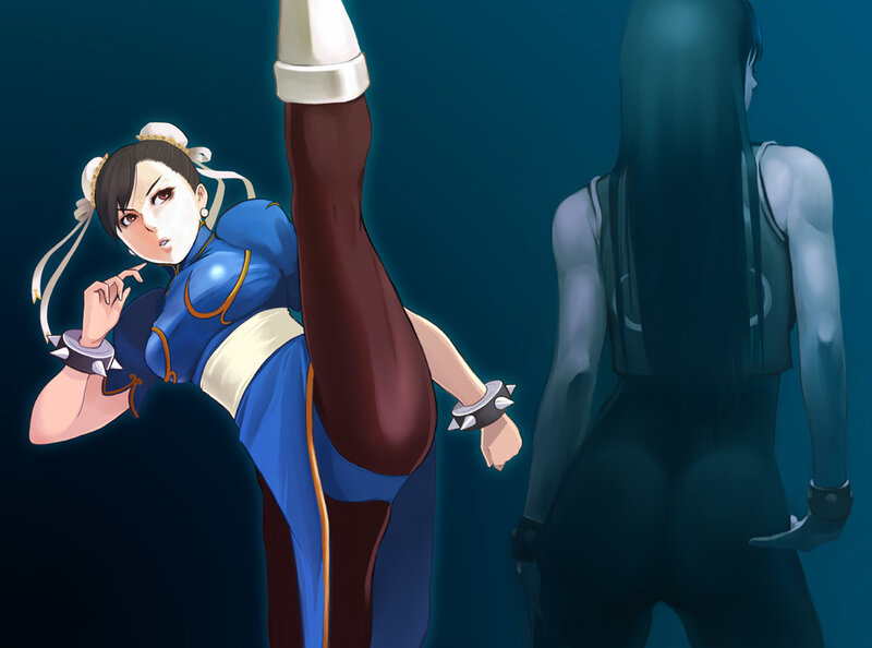 Chun-Li in a fighting pose