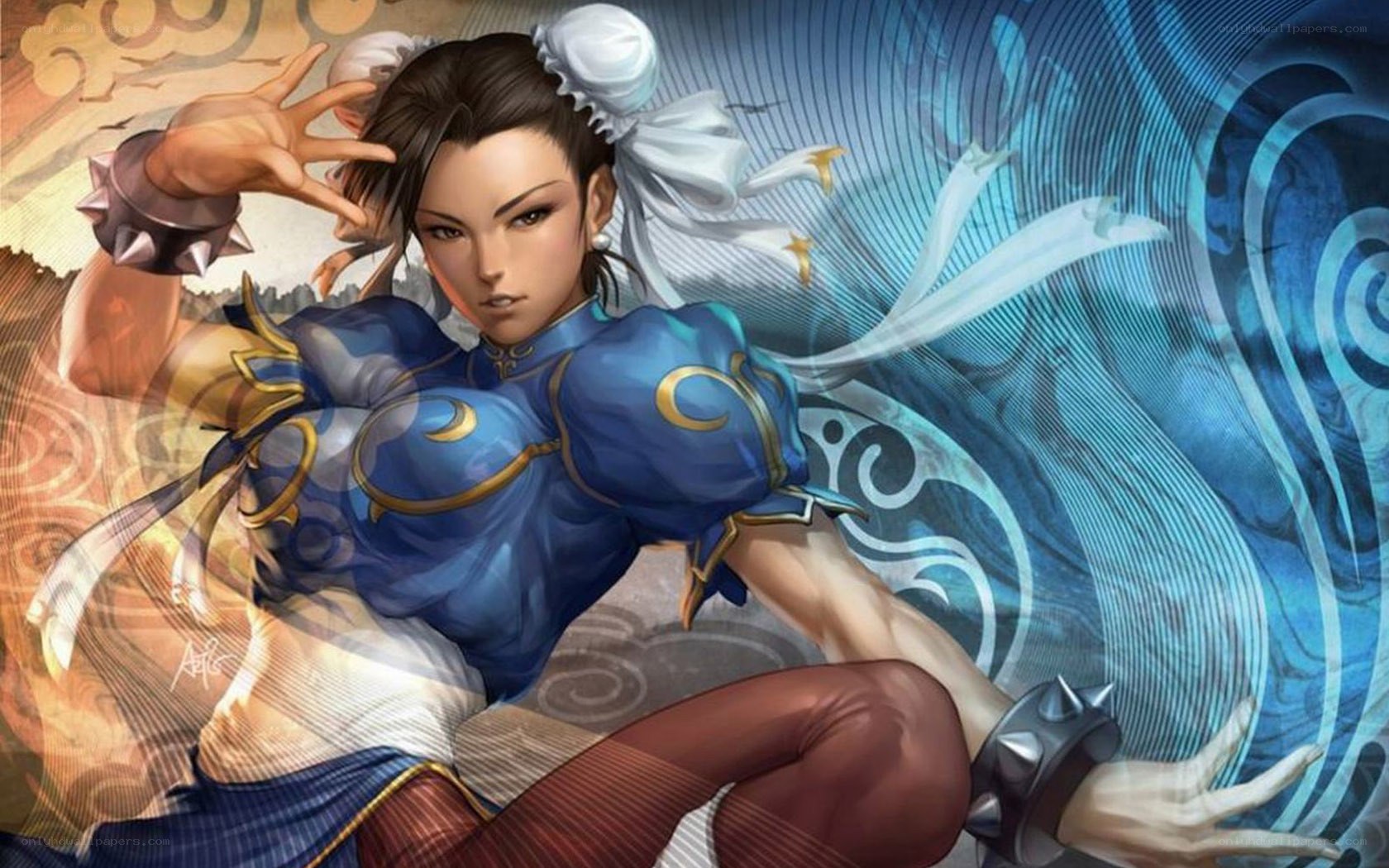 Chun-Li in action pose