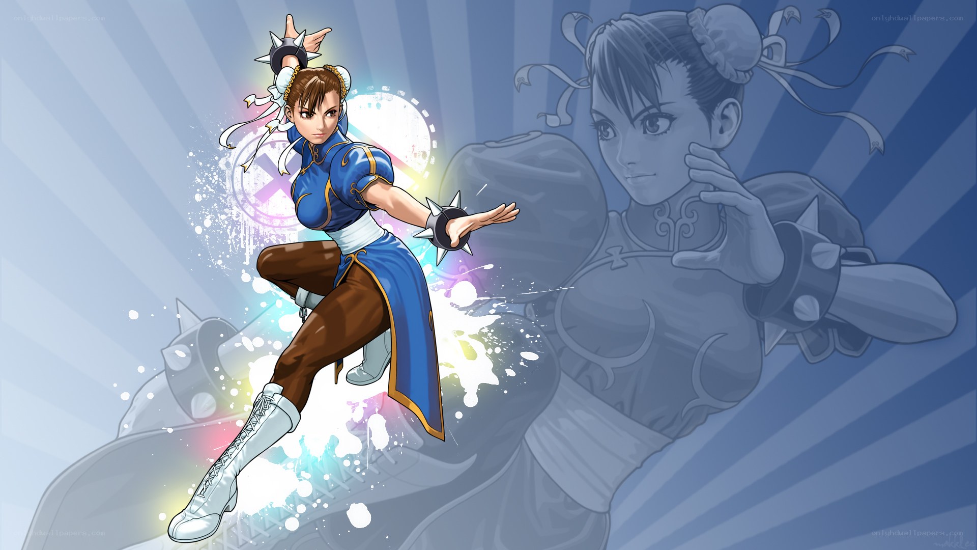 Chun-Li in action pose