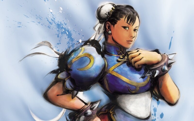 Chun-Li in action pose