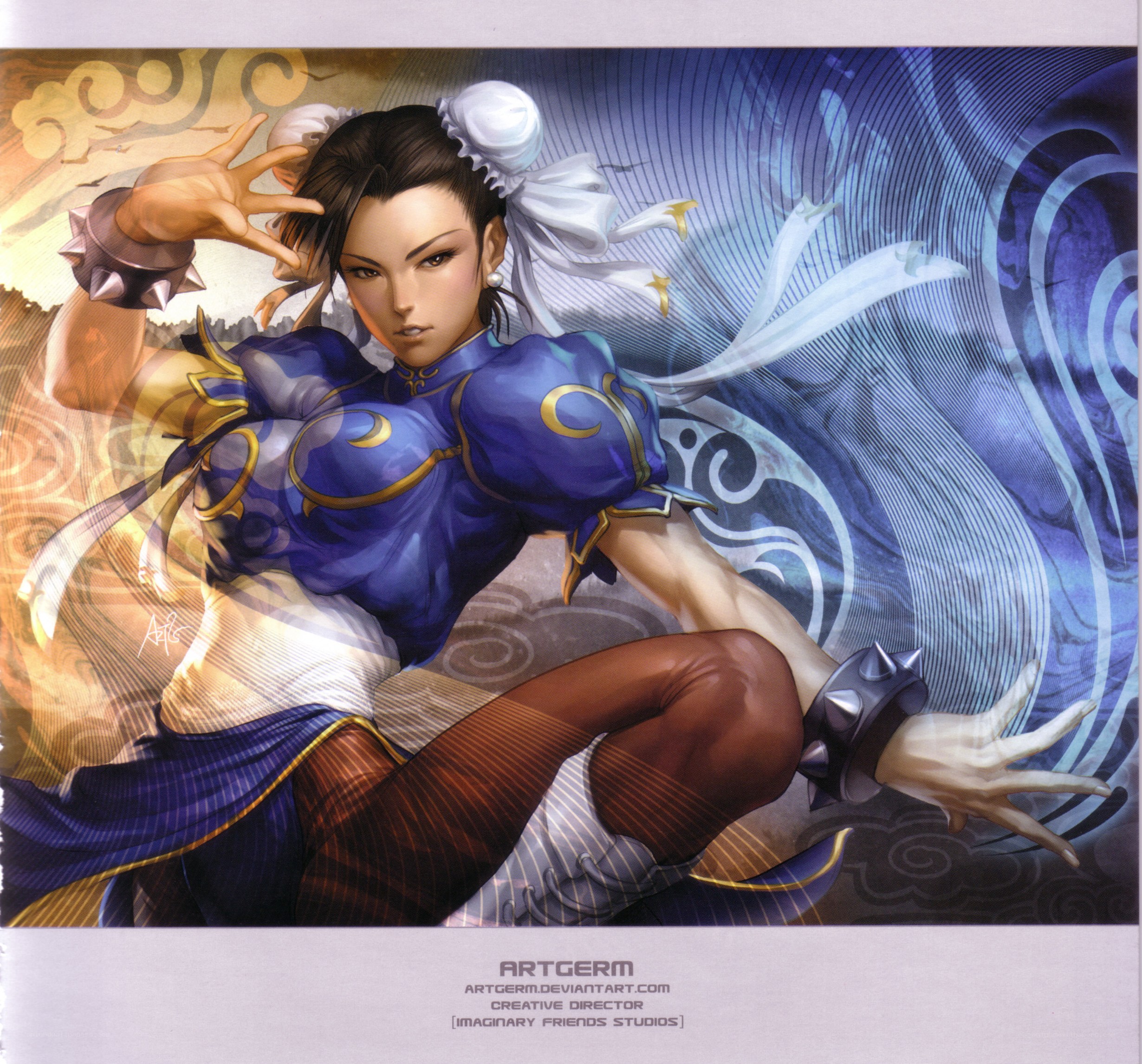 Chun-Li in action pose