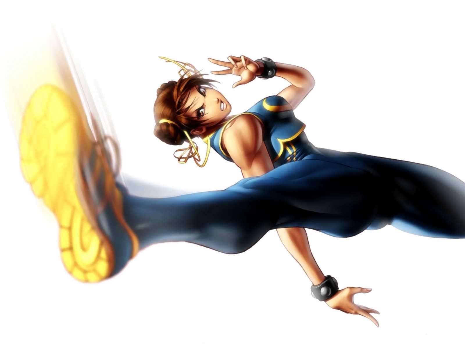 Chun-Li in action pose