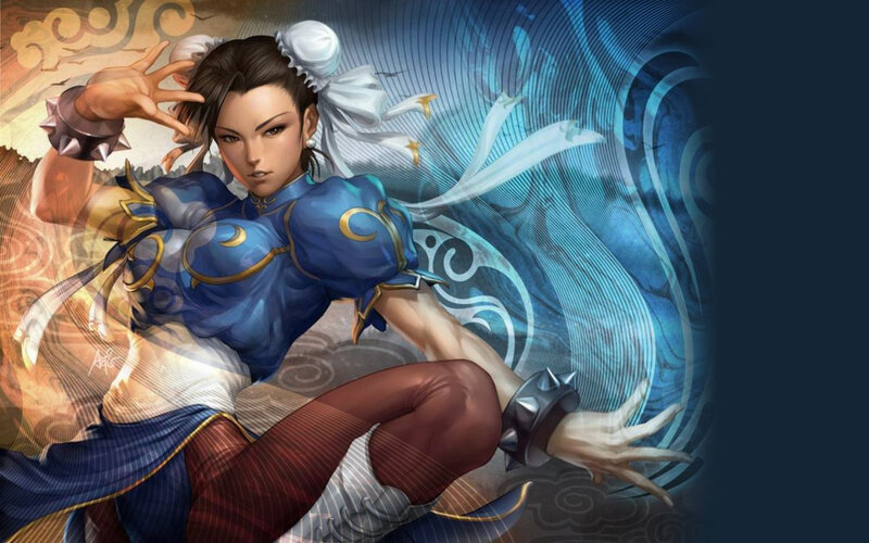 Chun-Li in action pose