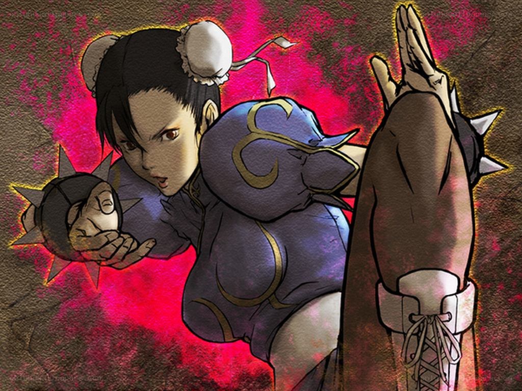 Chun-Li in combat stance