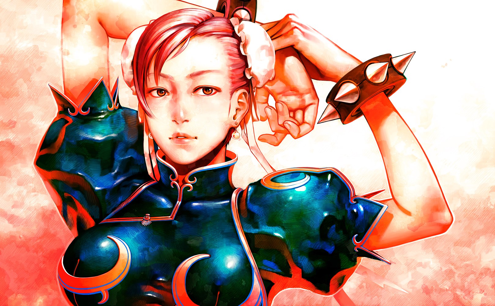 Chun-Li in fighting pose