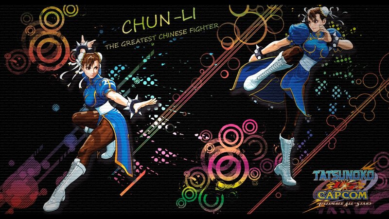 Chun-Li in Fighting Pose — Black