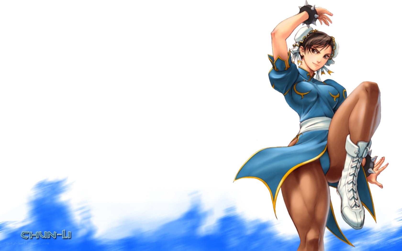 Chun-Li in fighting pose