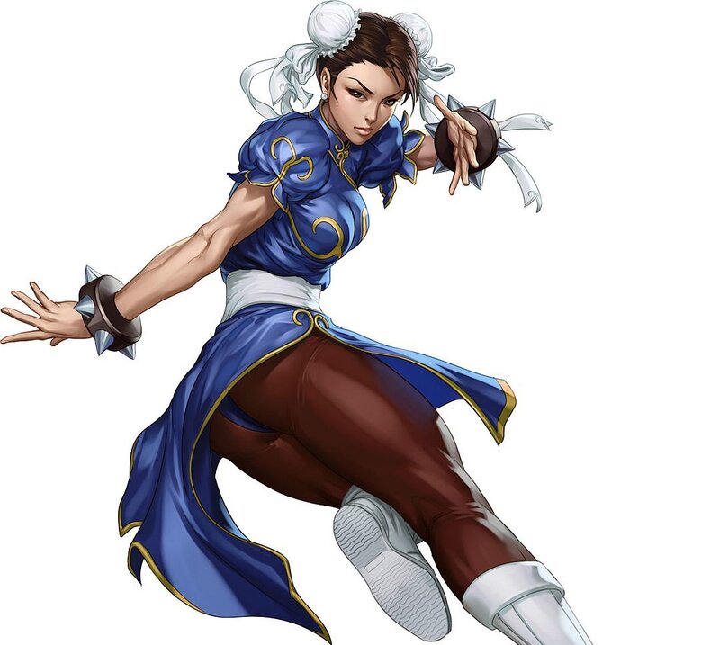 Chun-Li in fighting stance