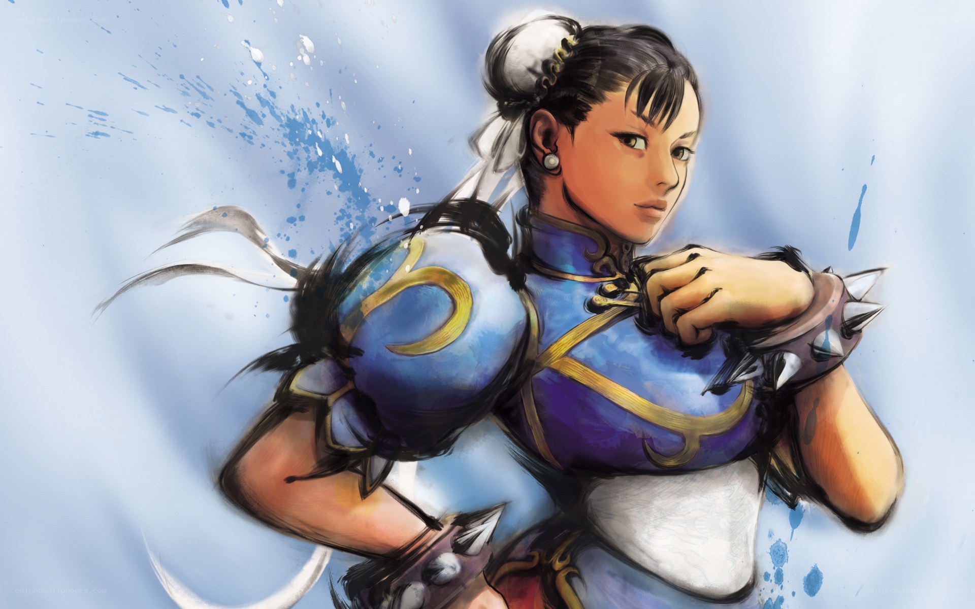 Chun-Li in fighting stance
