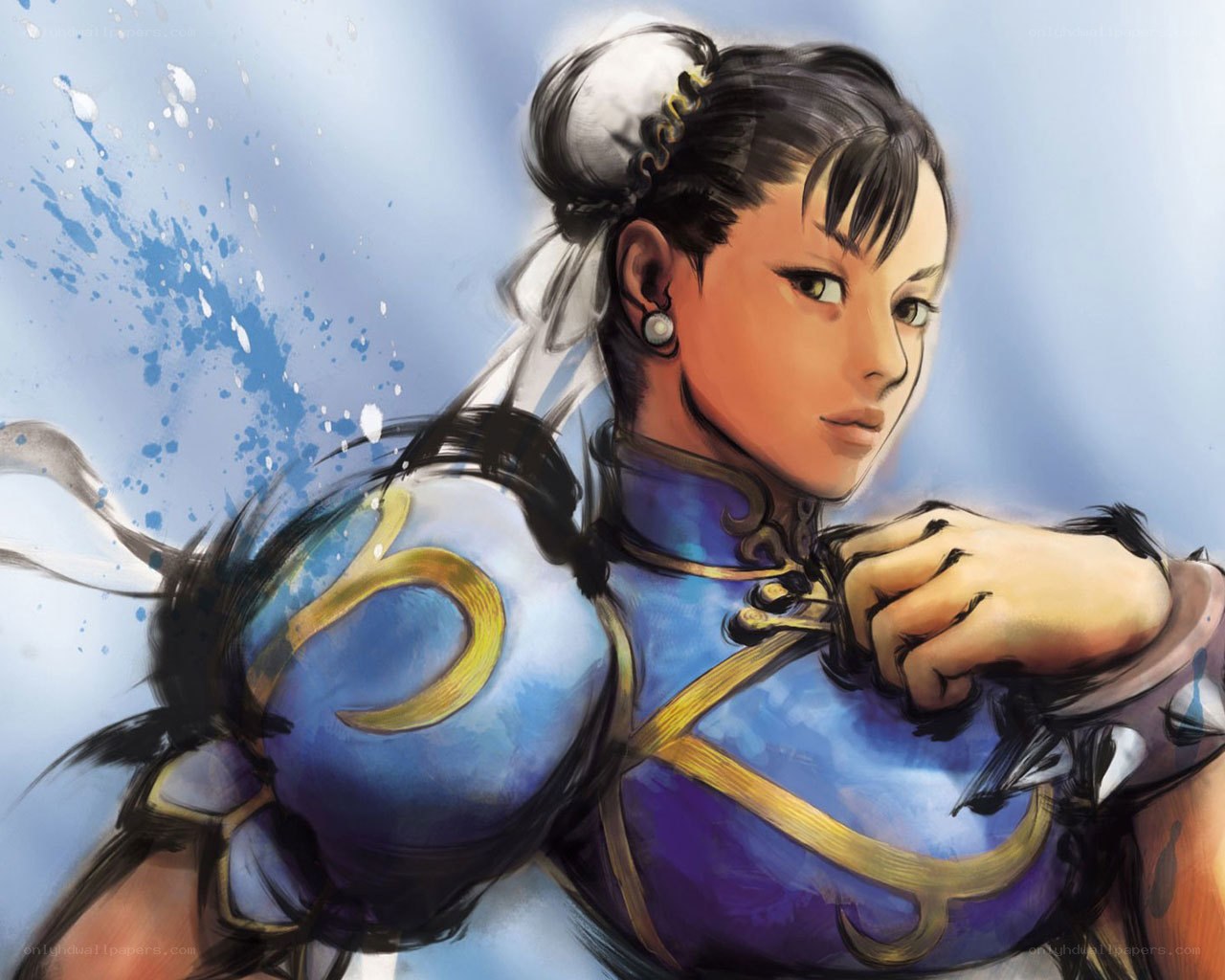 Chun-Li in fighting stance