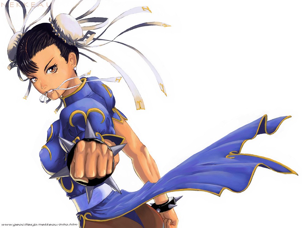 Chun-Li in fighting stance