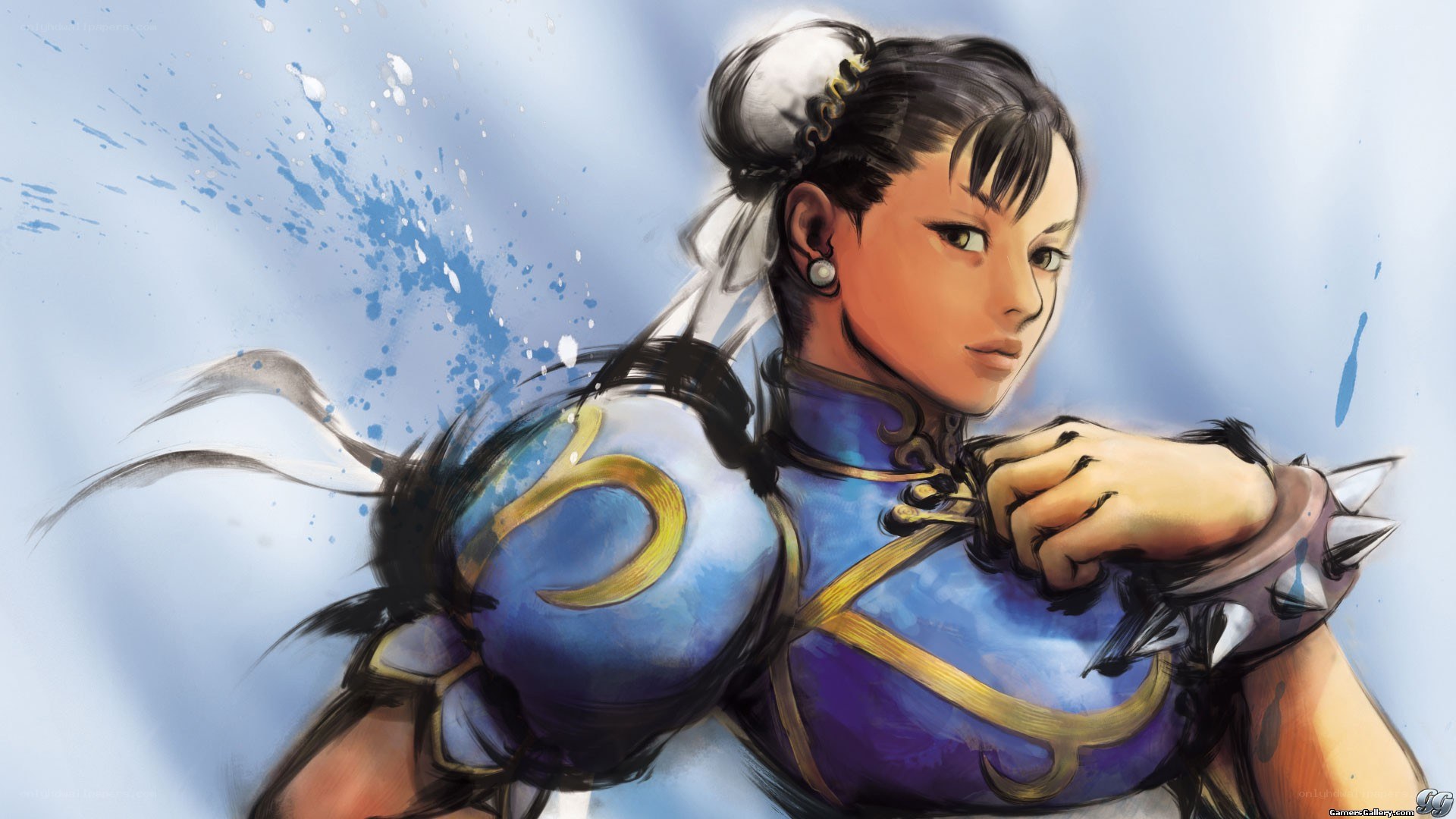 Chun-Li in fighting stance