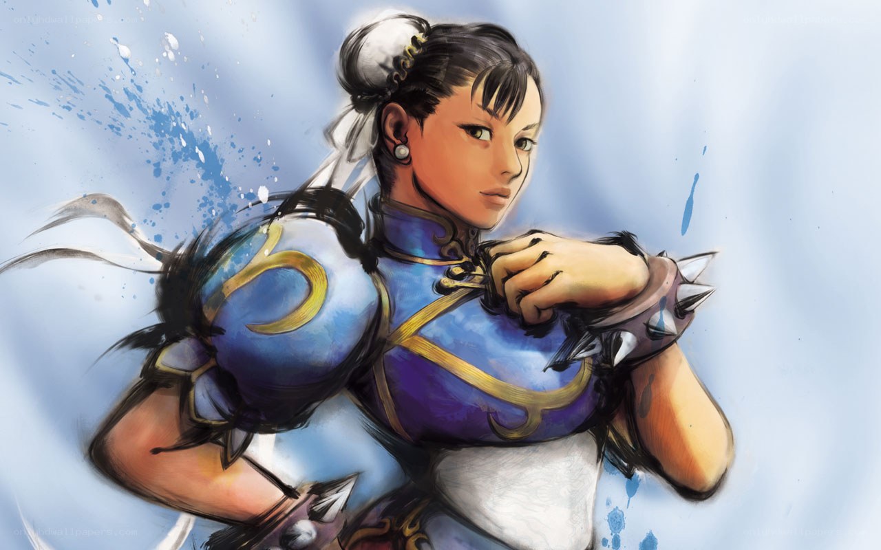 Chun-Li in fighting stance