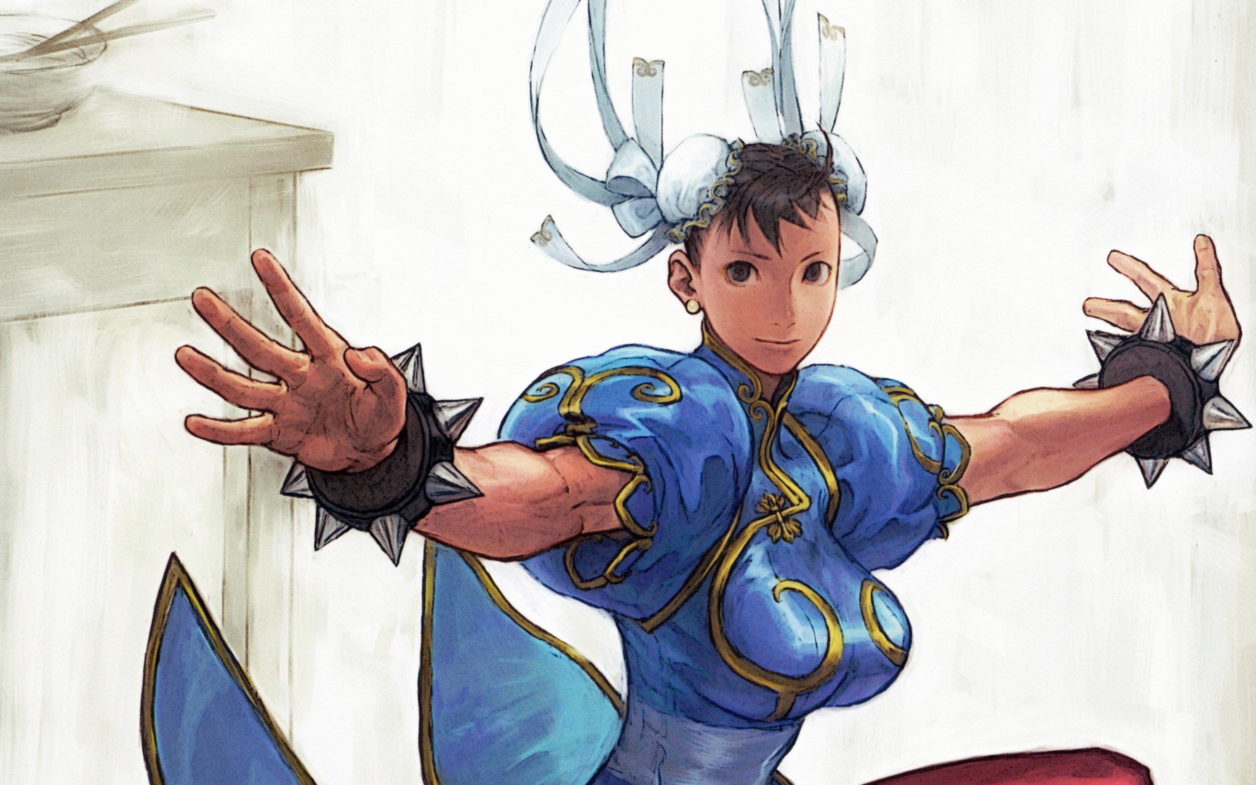 Chun-Li in fighting stance