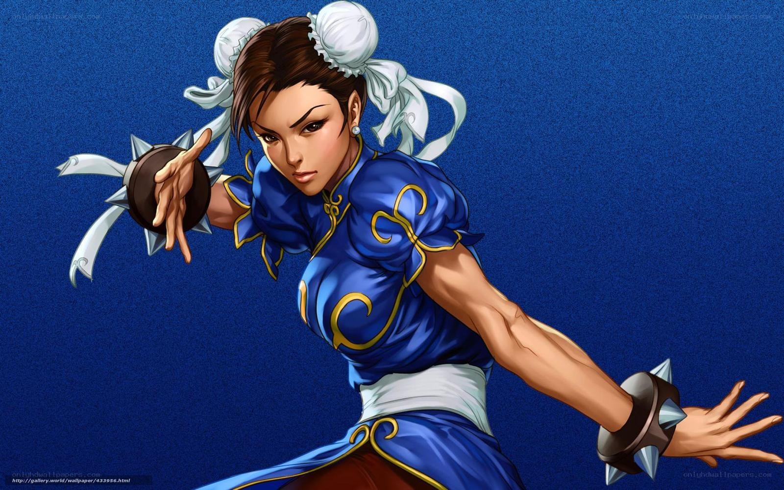 Chun-Li in fighting stance