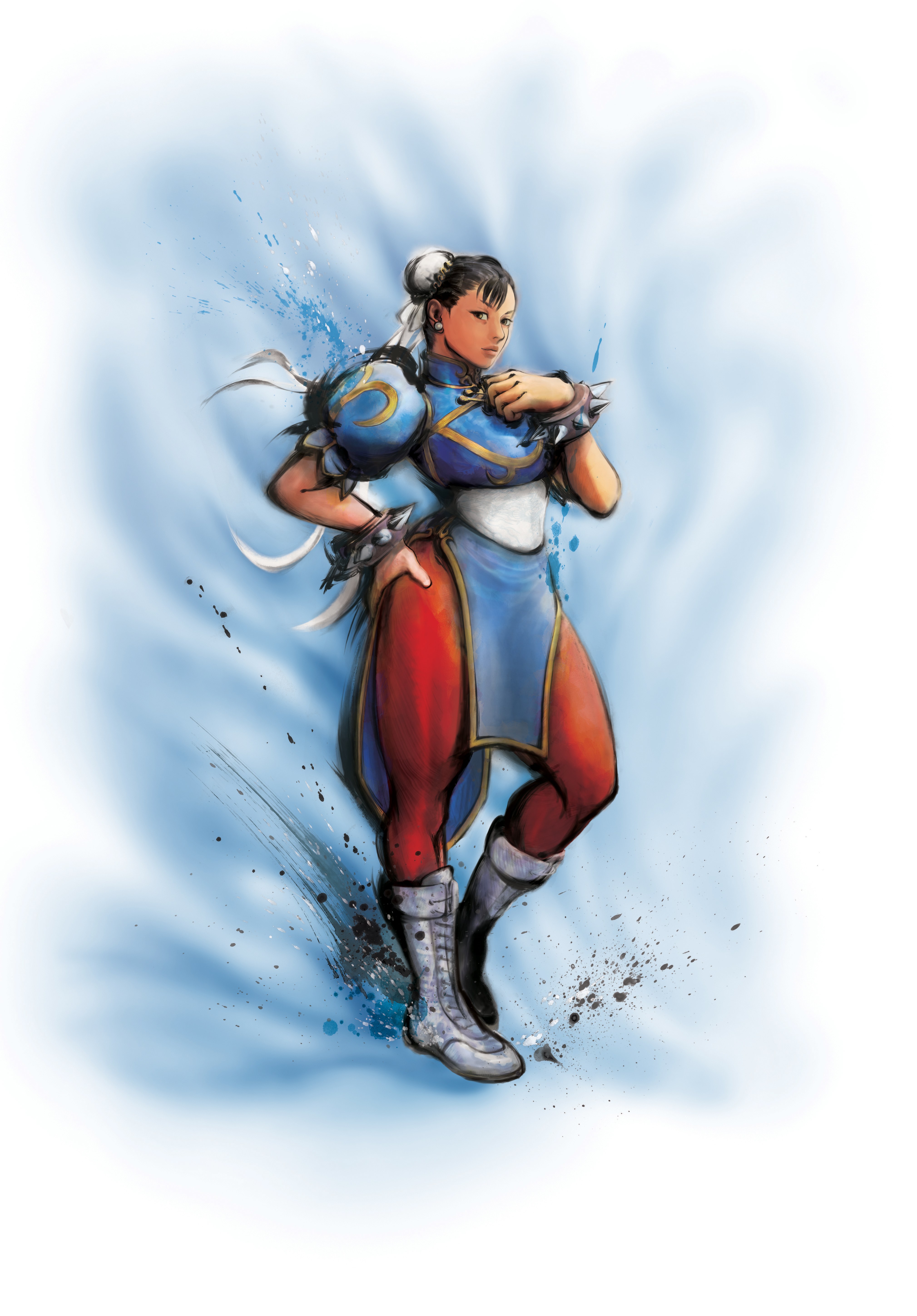 Chun-Li martial arts pose