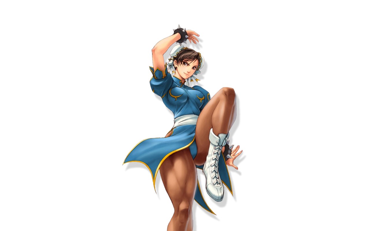 Chun-Li martial arts pose